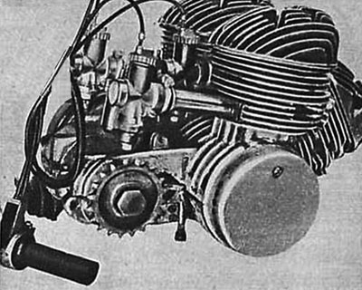 Общий вид трехцилиндрового двигателя