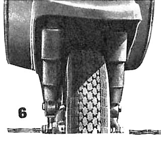 Передняя подвеска рычажного типа с симметрично расположенными амортизаторами