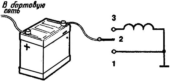 Схема включения дополнительного реле-регулятора	резистора